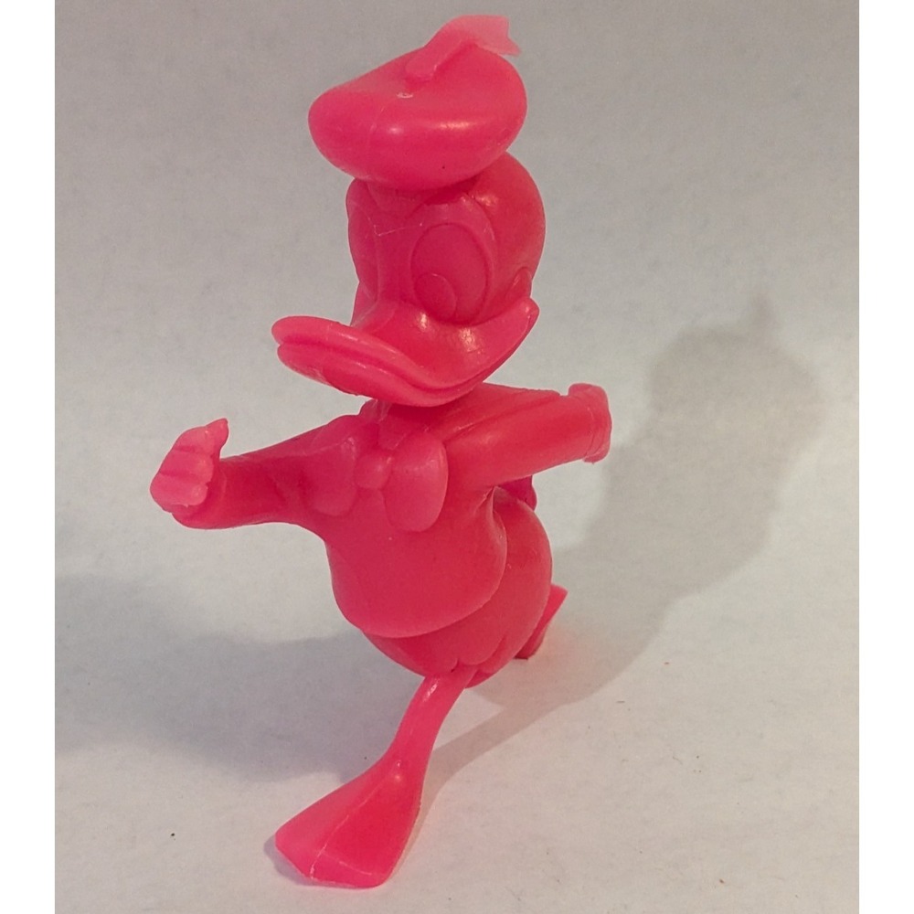 Vtg 1972 Louis Marx Walt Disney Production Donald Duck 6" Pink Plastic Figure